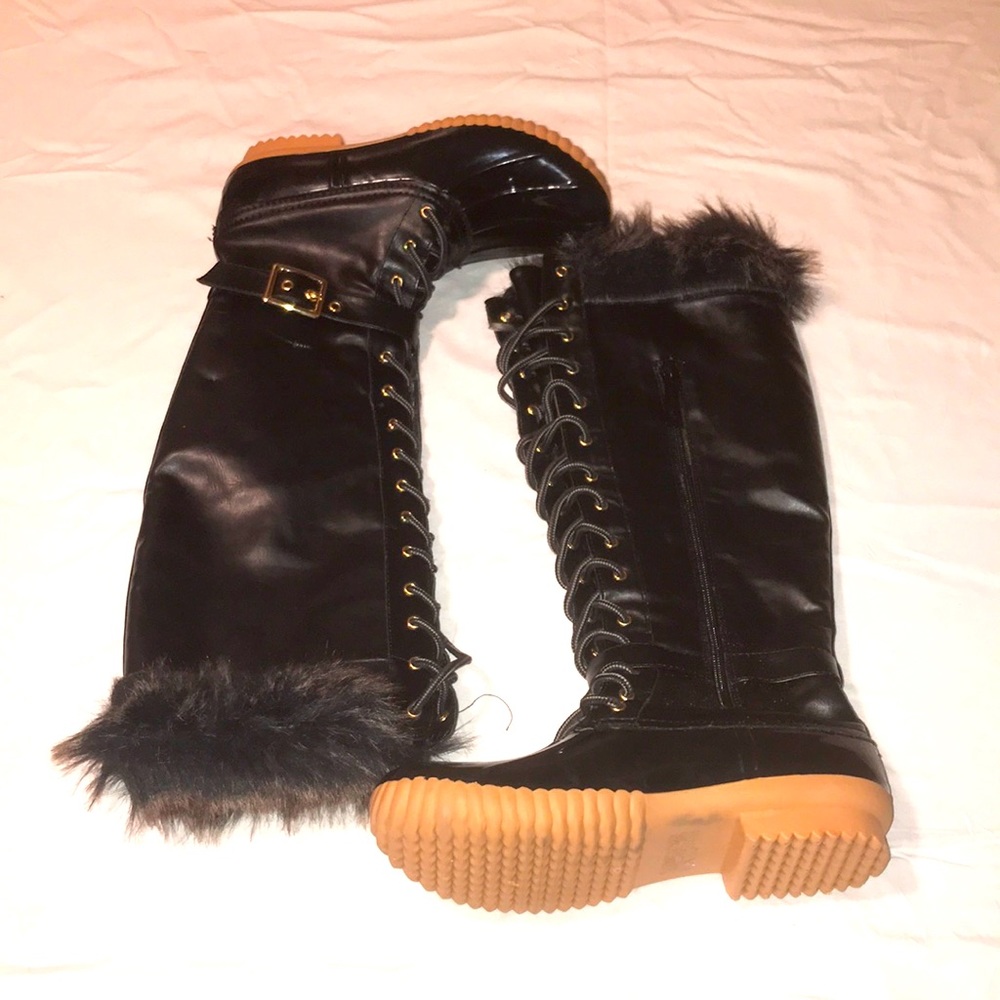 Nature Breeze Black Boots